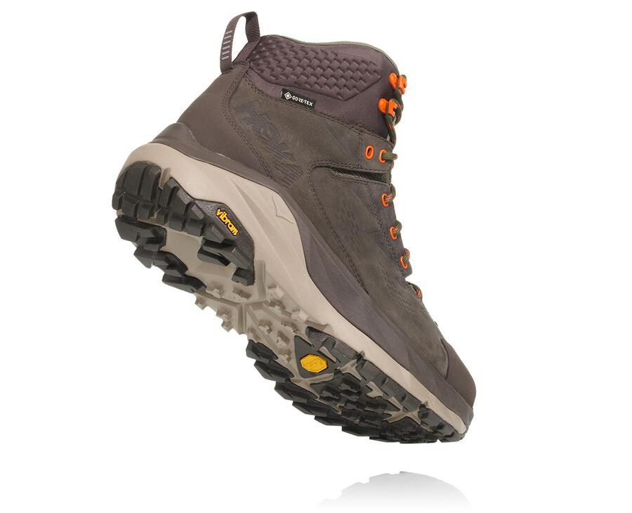 Hoka One One Mens Hiking Boots - Kaha GORE-TEX - Brown - FNBC03162
